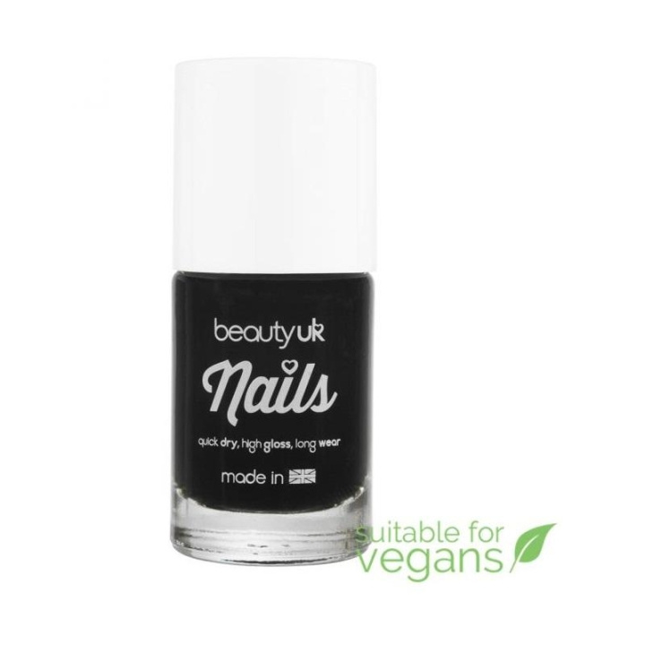 Beauty UK Nail Polish no.22 - Black Out in de groep BEAUTY & HEALTH / Manicure/pedicure / Nagellak bij TP E-commerce Nordic AB (C02069)