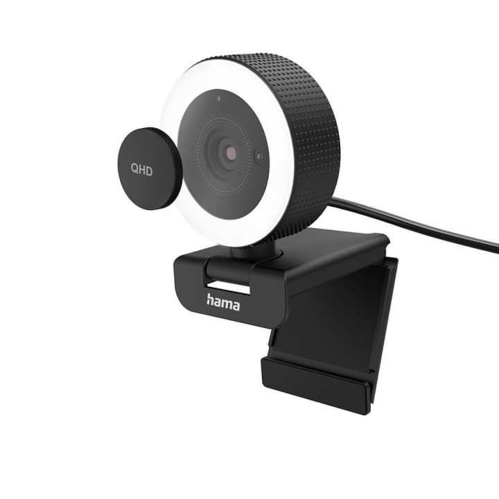 HAMA Webcam C-800 Pro Ring Light in de groep COMPUTERS & RANDAPPARATUUR / Computeraccessoires / Webcamera\'s bij TP E-commerce Nordic AB (C02185)