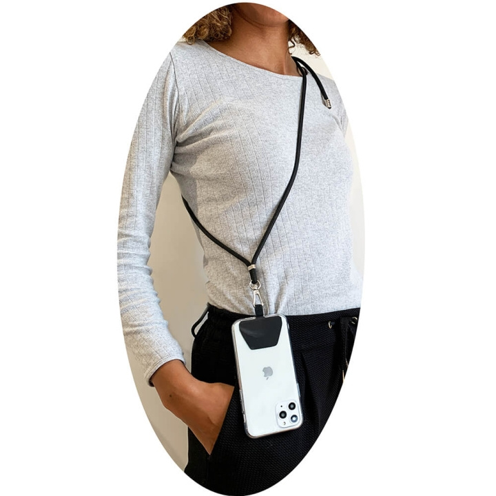 ONSALA Neckstrap Universal Black in de groep SMARTPHONE & TABLETS / Overige accessoires / Overige bij TP E-commerce Nordic AB (C02241)