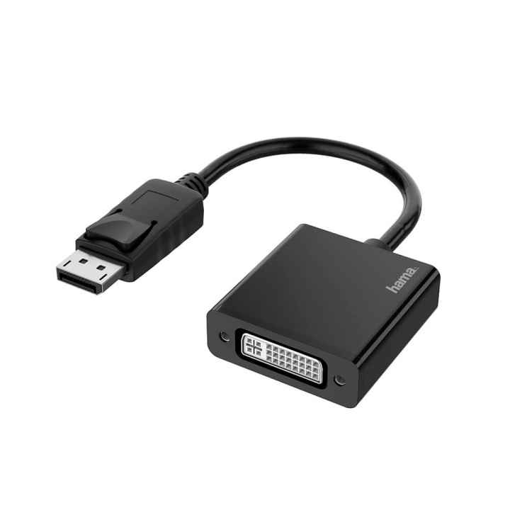 HAMA Adapter Multimedia DisplayPort-DVI 4K in de groep COMPUTERS & RANDAPPARATUUR / Computerkabels / DisplayPort / Adapters bij TP E-commerce Nordic AB (C02261)