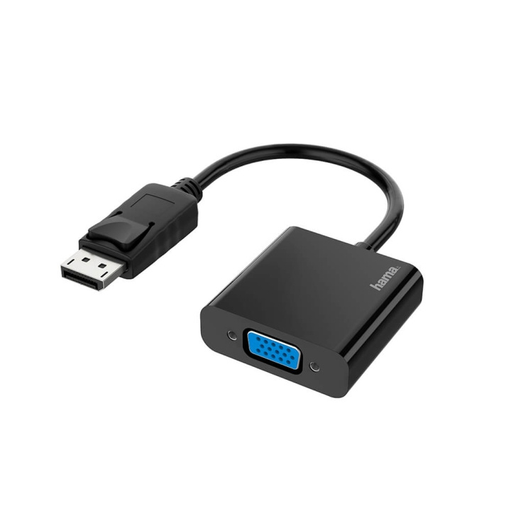 HAMA Adapter Multimedia DisplayPort-VGA Full-HD 1080p in de groep COMPUTERS & RANDAPPARATUUR / Computerkabels / DisplayPort / Adapters bij TP E-commerce Nordic AB (C02262)