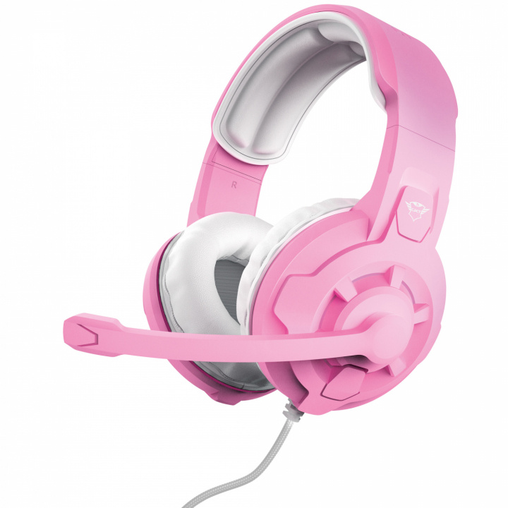 Trust GXT 411P Radius Gaming Headset Pink in de groep COMPUTERS & RANDAPPARATUUR / GAMING / Koptelefoon bij TP E-commerce Nordic AB (C02398)
