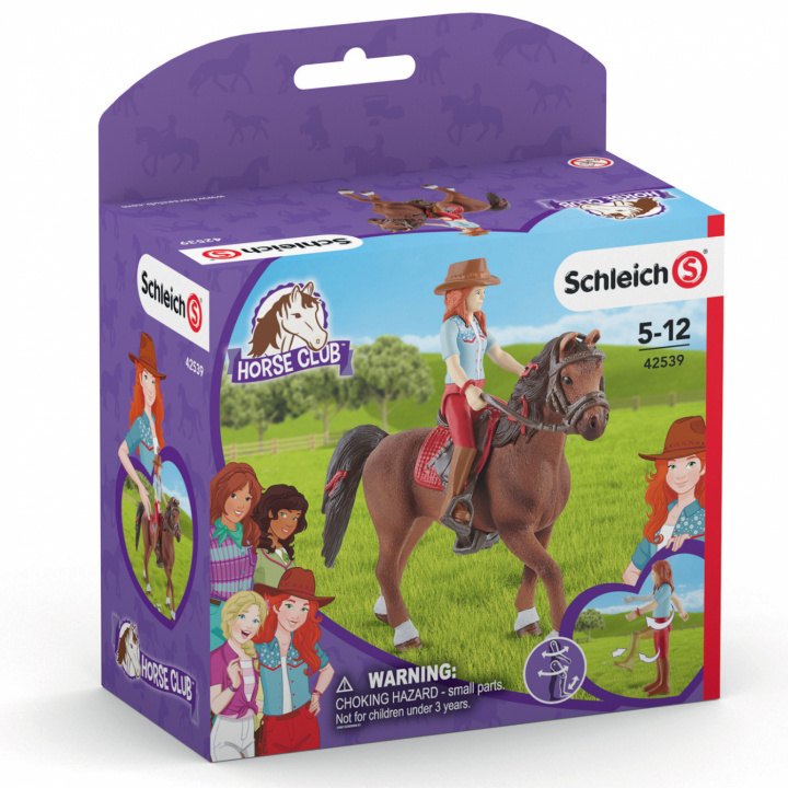 Schleich Horse Club Hannah & Cayenne in de groep SPEELGOED, KINDER- & BABYPRODUCTEN / Speelgoed / Figuren & miniaturen bij TP E-commerce Nordic AB (C02406)