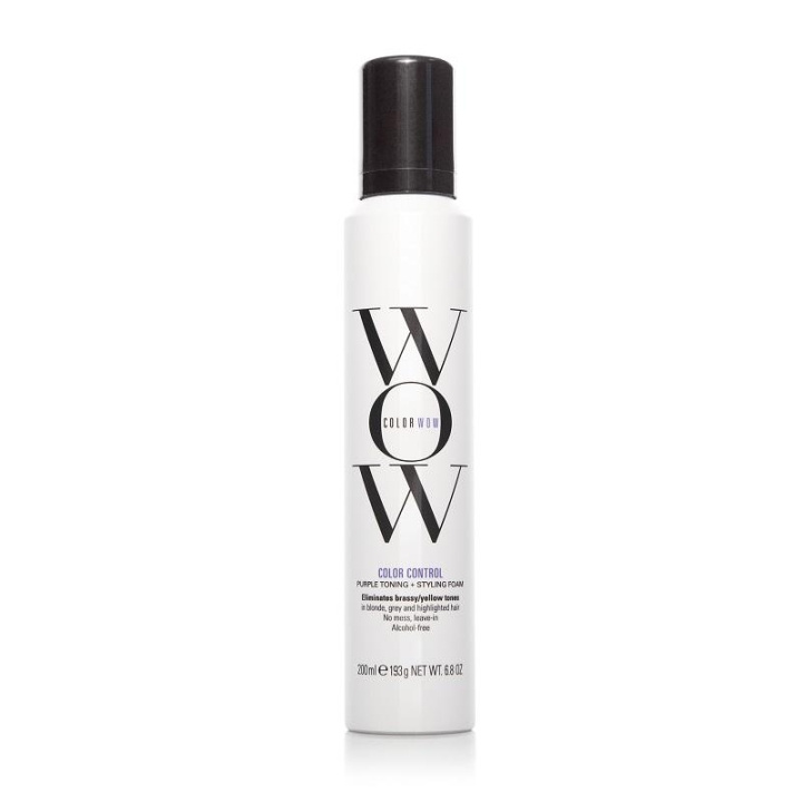 Color Wow Brass Banned Correct & Perfect Mousse -Blonde 200ml in de groep BEAUTY & HEALTH / Haar & Styling / Hair styling / Haarmousse bij TP E-commerce Nordic AB (C02465)