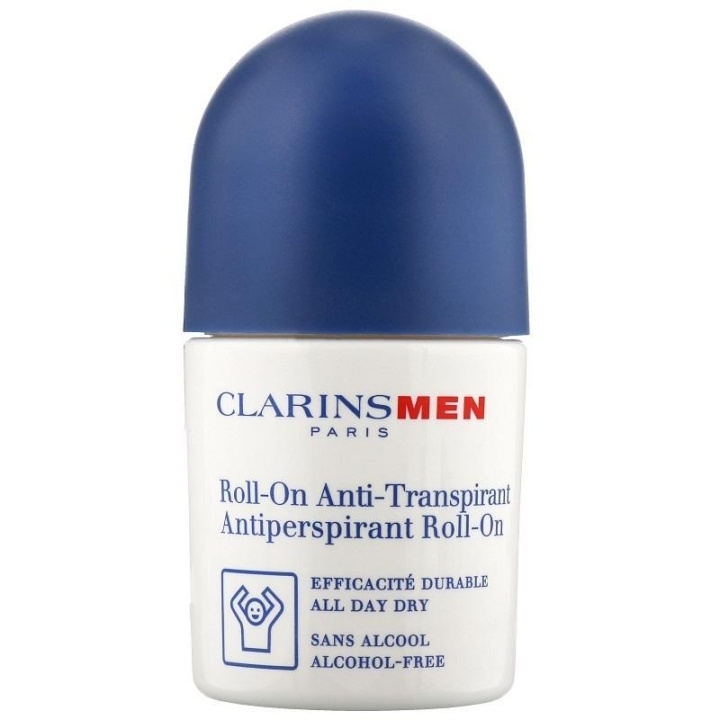 Clarins Men Anti-Perspirant Deo Roll-On 50ml in de groep BEAUTY & HEALTH / Geuren & Parfum / Deodorant / Deodorant voor vrouwen bij TP E-commerce Nordic AB (C02510)