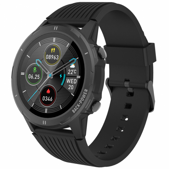 Denver Bluetooth Smart Watch med pulssensor, Svart in de groep SPORT, VRIJE TIJD & HOBBY / Smartwatch & Activiteitsmeters / Smartwatches bij TP E-commerce Nordic AB (C02546)