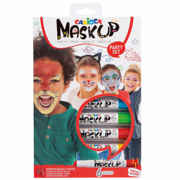 Carioca Mask up Classic 6-pack in de groep SPEELGOED, KINDER- & BABYPRODUCTEN / Speelgoed / Gemaskered kostuums bij TP E-commerce Nordic AB (C02722)