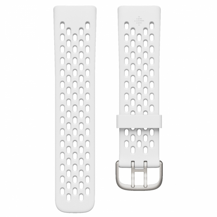 Charge 5, Sport Band Frost Whi in de groep SPORT, VRIJE TIJD & HOBBY / Smartwatch & Activiteitsmeters / Accessoires bij TP E-commerce Nordic AB (C02746)