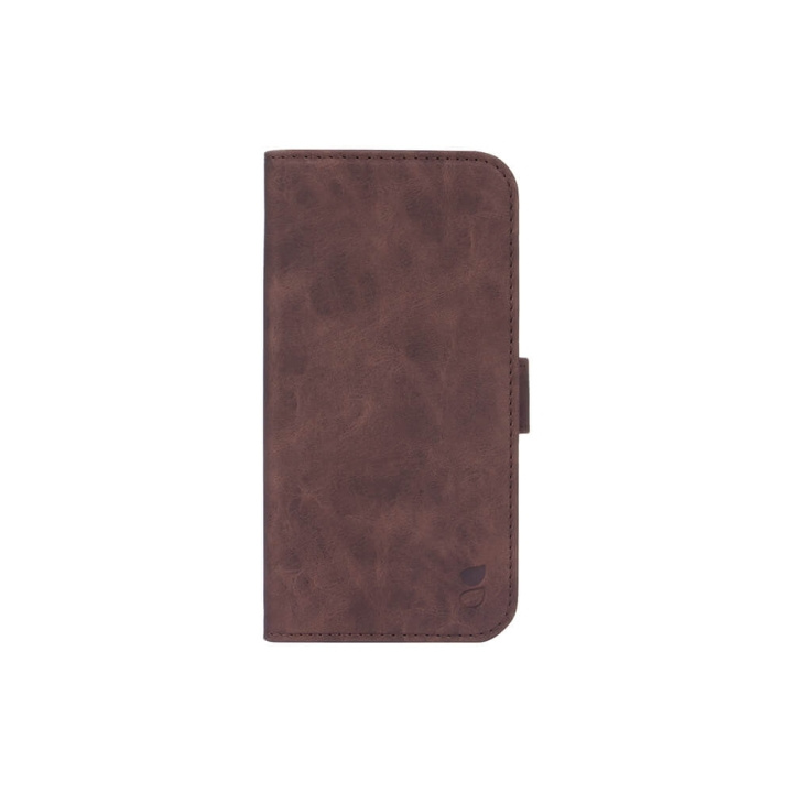 GEAR Mobile Wallet Brown Nubuck PU iPhone 12 Pro Max in de groep SMARTPHONE & TABLETS / Mobielbescherming / Apple / IPL en laser / Wallet Case bij TP E-commerce Nordic AB (C02798)