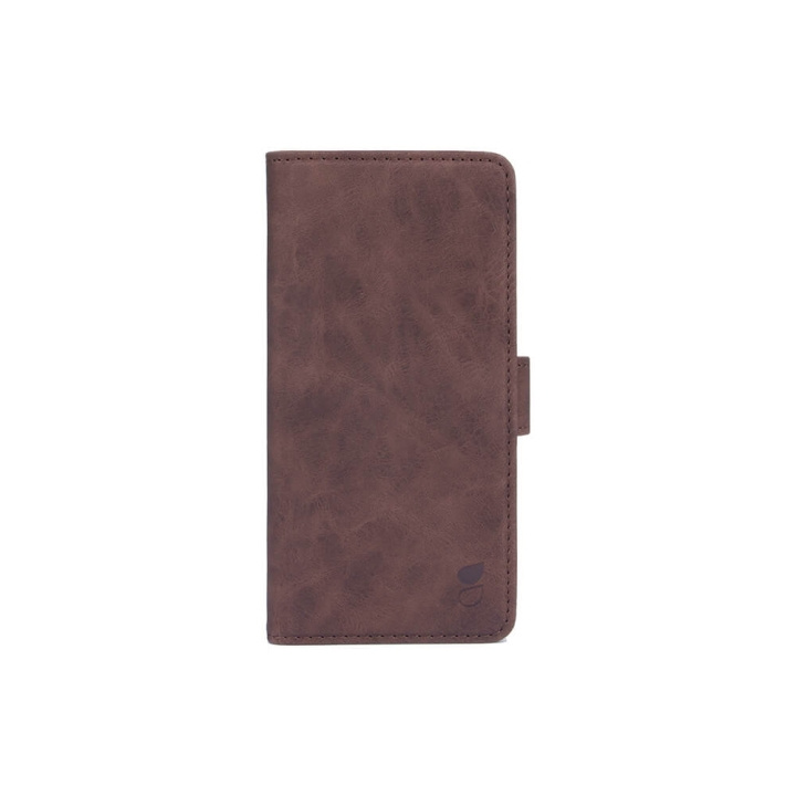 GEAR Mobile Wallet Brown Nubuck PU Samsung S21FE in de groep SMARTPHONE & TABLETS / Mobielbescherming / Samsung bij TP E-commerce Nordic AB (C02801)