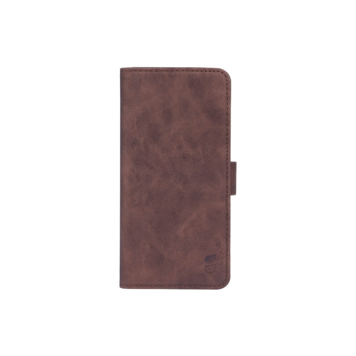 GEAR Mobile Wallet Brown Nubuck PU Samsung A72 in de groep SMARTPHONE & TABLETS / Mobielbescherming / Samsung bij TP E-commerce Nordic AB (C02802)