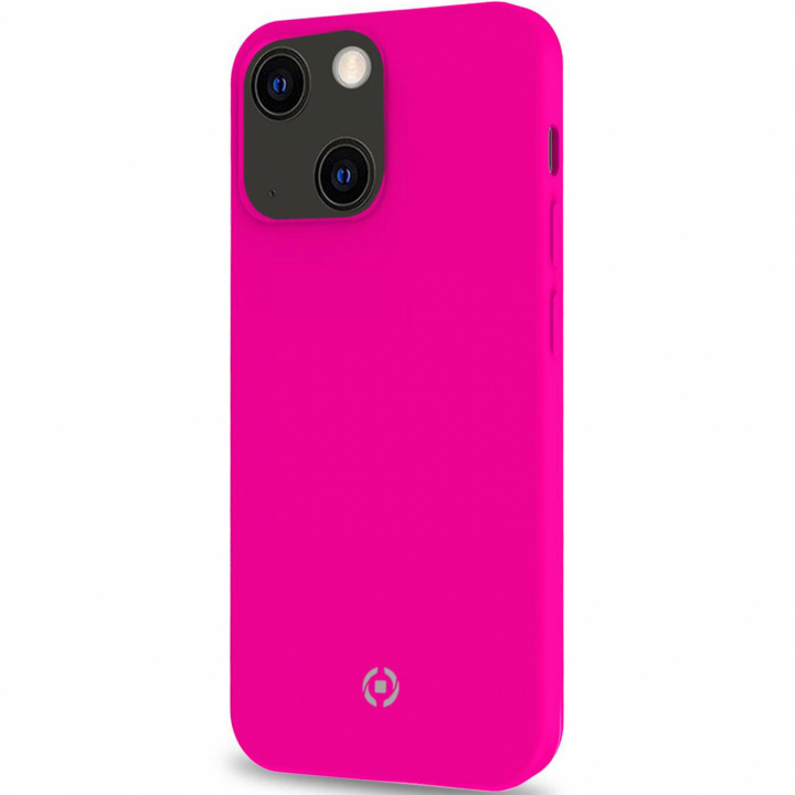 Celly Cromo Soft rubber case iPhone 13, Fluo Pink in de groep SMARTPHONE & TABLETS / Mobielbescherming / Apple / iPhone 13 / Hoesjes bij TP E-commerce Nordic AB (C02813)
