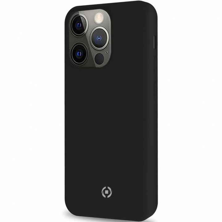 Celly Cromo Soft rubber case iPhone 13 Pro, Black in de groep SMARTPHONE & TABLETS / Mobielbescherming / Apple / iPhone 13 Pro / Hoesjes bij TP E-commerce Nordic AB (C02815)