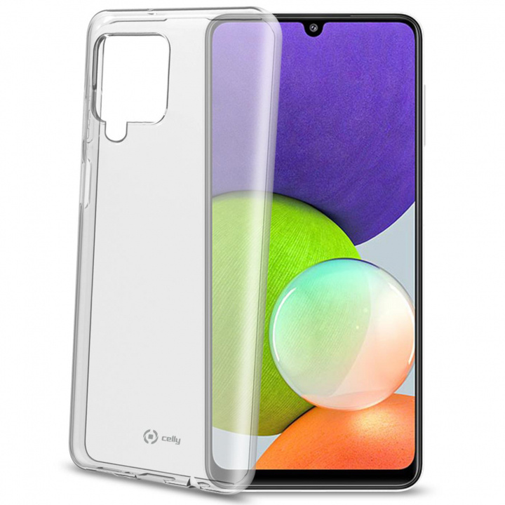 Celly Gelskin TPU Cover Galaxy A22 4G, Transparent in de groep SMARTPHONE & TABLETS / Mobielbescherming / Samsung bij TP E-commerce Nordic AB (C02914)