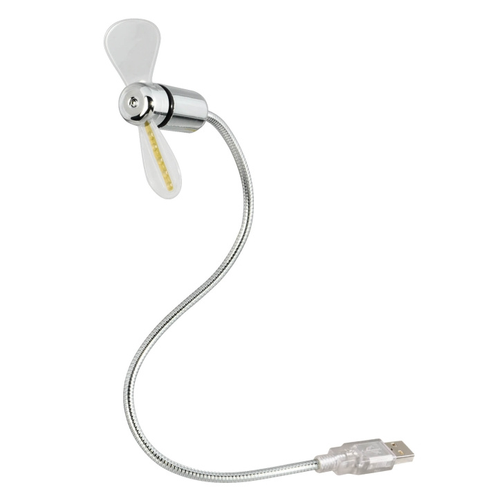 HAMA USB Fläkt med LED in de groep SMARTPHONE & TABLETS / Overige accessoires / Gadgets bij TP E-commerce Nordic AB (C02939)