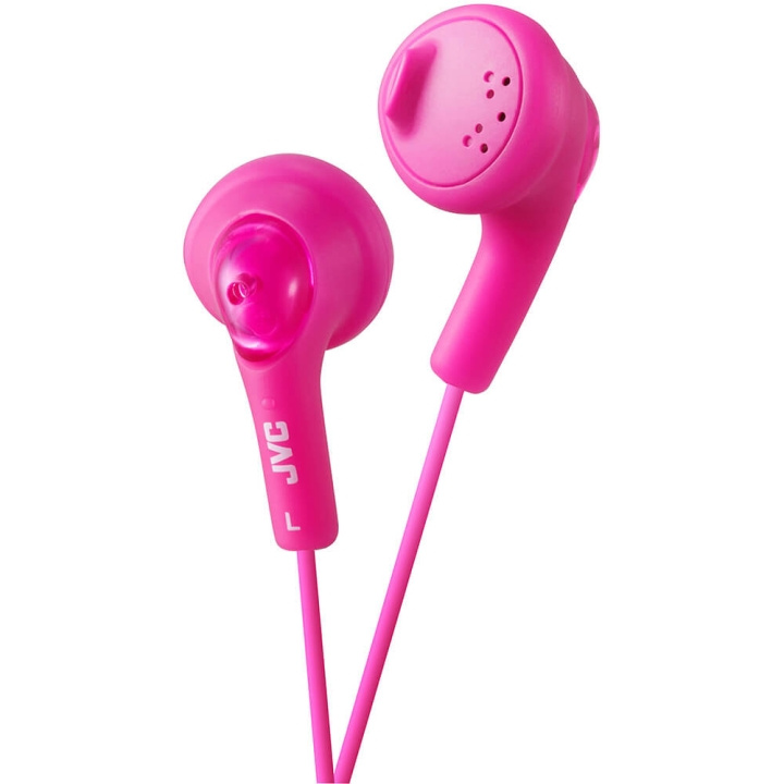 JVC Gumy Bass-Boost in-ear earbud headphones Peach Pink in de groep HOME ELECTRONICS / Audio & Beeld / Koptelefoon & Accessoires / Koptelefoon bij TP E-commerce Nordic AB (C02968)
