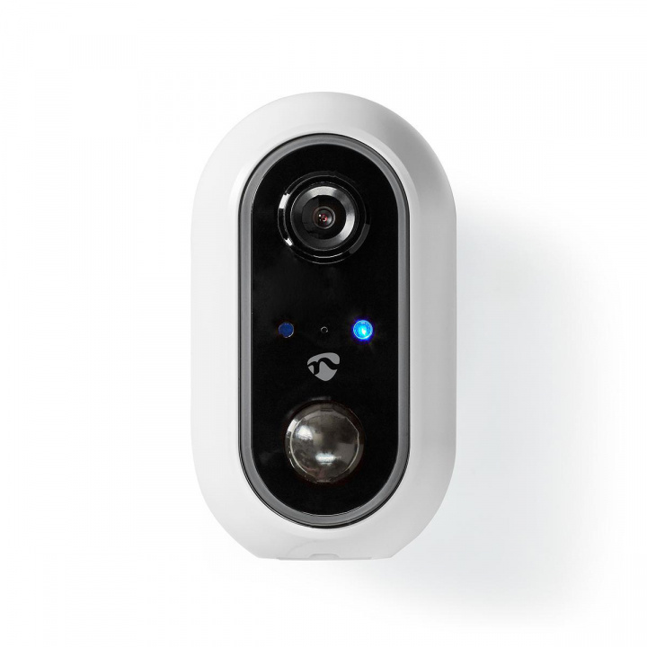 Nedis SmartLife Camera voor Buiten | Wi-Fi | Full HD 1080p | IP65 | Max. batterijduur: 4 Maanden | Cloud Opslag (optioneel) / microSD (niet inbegrepen) | 5 V DC | Met bewegingssensor | Nachtzicht | Wit in de groep HUISHOUDEN & TUIN / Alarm & Beveiliging / Beveiligingscamera\'s / Digitaal (netwerk) / Binnencamera\'s bij TP E-commerce Nordic AB (C03293)