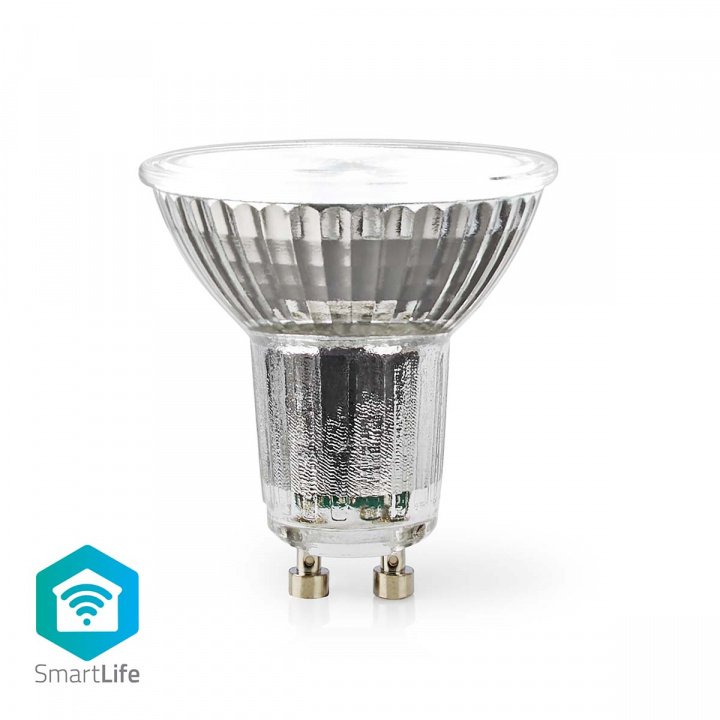Nedis SmartLife LED Spot | Wi-Fi | GU10 | 345 lm | 5 W | RGB / Warm tot Koel Wit | 2700 - 6500 K | Energieklasse: G | Android™ / IOS | PAR16 | 1 Stuks in de groep HUISHOUDEN & TUIN / Smart home / Slimme verlichting bij TP E-commerce Nordic AB (C03299)