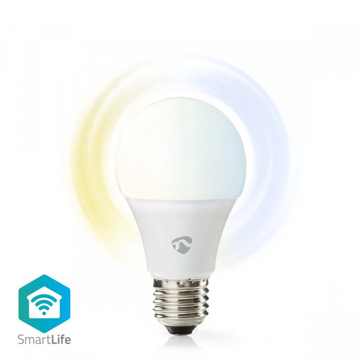 Nedis SmartLife LED Bulb | Wi-Fi | E27 | 806 lm | 9 W | Warm tot Koel Wit | 2700 - 6500 K | Android™ / IOS | Peer | 1 Stuks in de groep HUISHOUDEN & TUIN / Smart home / Slimme verlichting bij TP E-commerce Nordic AB (C03304)