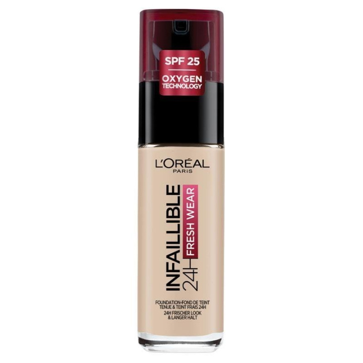 LOreal Paris Infallible 24H Fresh Wear 015 Porcelain 30ml in de groep BEAUTY & HEALTH / Makeup / Make-up gezicht / Foundation bij TP E-commerce Nordic AB (C03536)