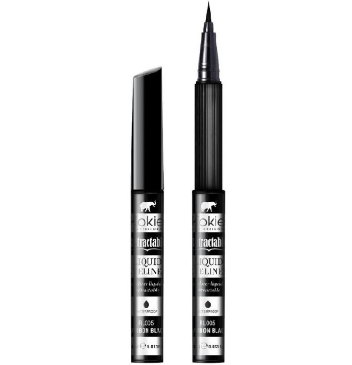 Kokie Retractable Liquid Eyeliner Ultimate Black in de groep BEAUTY & HEALTH / Makeup / Ogen & Wenkbrauwen / Eyeliner / Kajal bij TP E-commerce Nordic AB (C03556)