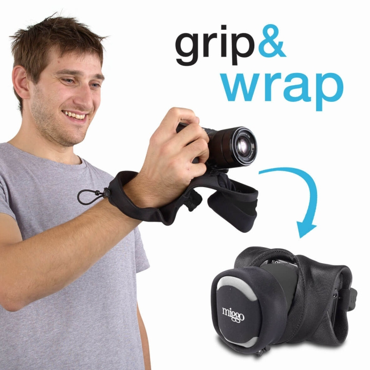 Protective Case with Grip Gri p and Wrap for CSC, Black in de groep HOME ELECTRONICS / Foto & Video / Fotoapparatuur / Cameratassen bij TP E-commerce Nordic AB (C03624)