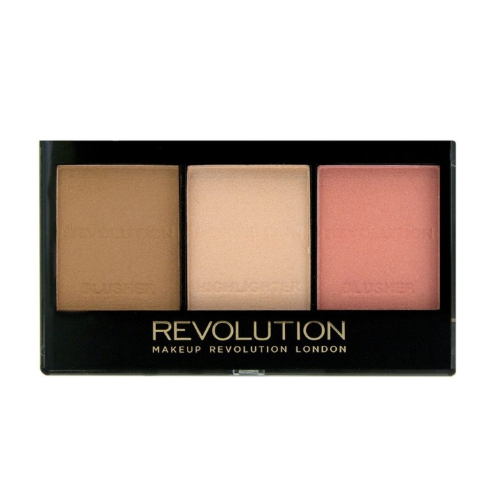 Makeup Revolution Ultra Sculpt & Contour Kit - Ultra Fair C01 in de groep BEAUTY & HEALTH / Makeup / Make-up gezicht / Rouge / Bronzer bij TP E-commerce Nordic AB (C03645)