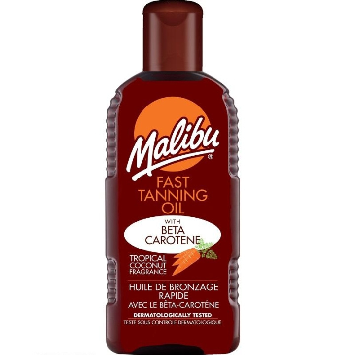 Malibu Fast Tanning Oil with Beta Carotene 200ml in de groep BEAUTY & HEALTH / Huidsverzorging / Zonnebank / Zonnebescherming bij TP E-commerce Nordic AB (C03713)