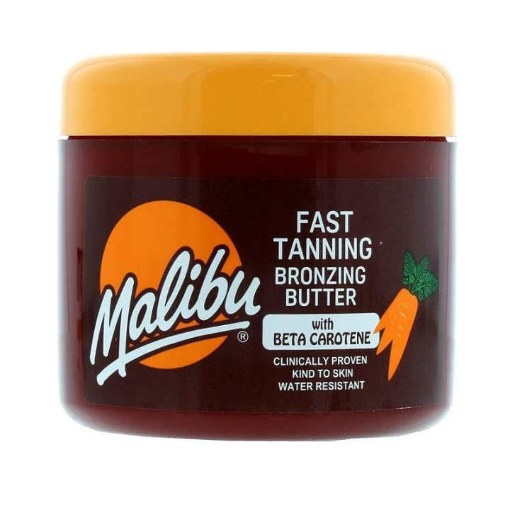 Malibu Fast Tanning Bronzing Butter with Beta Carotene 300ml in de groep BEAUTY & HEALTH / Huidsverzorging / Zonnebank / Zonnebescherming bij TP E-commerce Nordic AB (C03714)