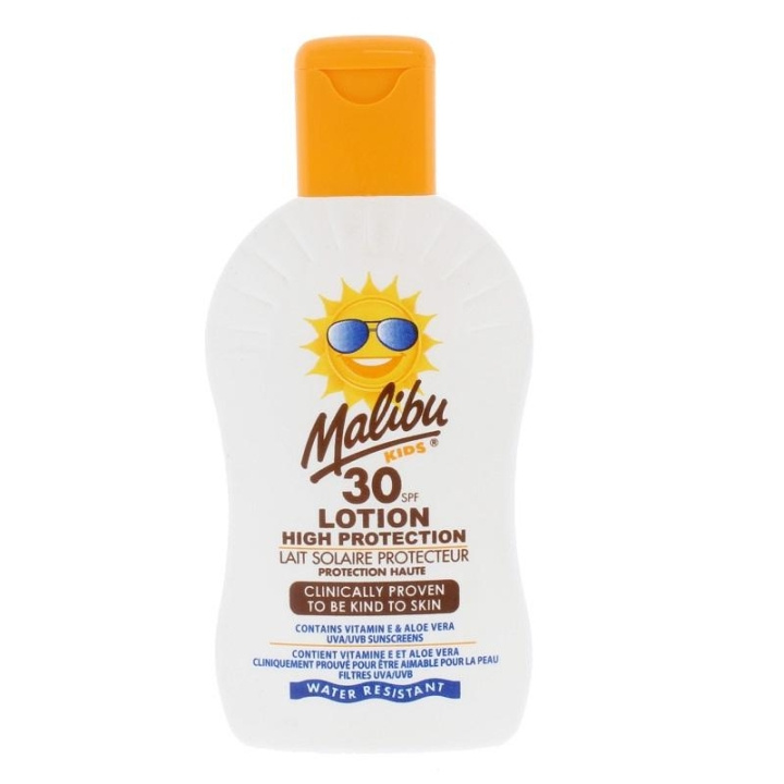 Malibu Kids Sun Lotion SPF30 200ml in de groep BEAUTY & HEALTH / Huidsverzorging / Zonnebank / Zonnebescherming bij TP E-commerce Nordic AB (C03718)