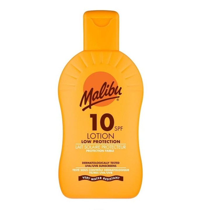 Malibu Sun Lotion SPF10 200ml in de groep BEAUTY & HEALTH / Huidsverzorging / Zonnebank / Zonnebescherming bij TP E-commerce Nordic AB (C03787)