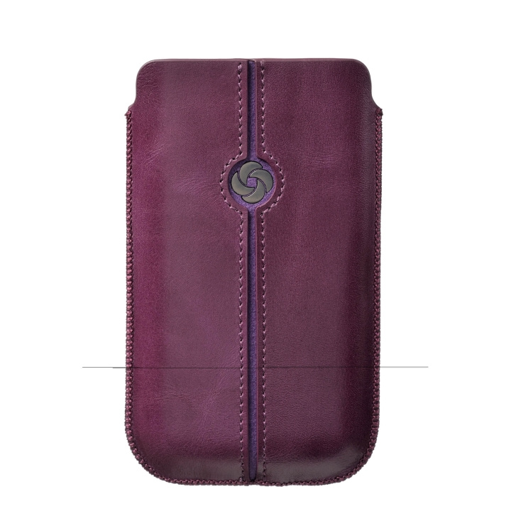 SAMSONITE Mobile Bag Dezir Leather Small Purple in de groep SMARTPHONE & TABLETS / Mobielbescherming / Universele bescherming / Wallet Case bij TP E-commerce Nordic AB (C03867)