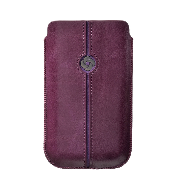 SAMSONITE Mobile Bag Dezir Leather Large Purple in de groep SMARTPHONE & TABLETS / Mobielbescherming / Universele bescherming / Wallet Case bij TP E-commerce Nordic AB (C03871)