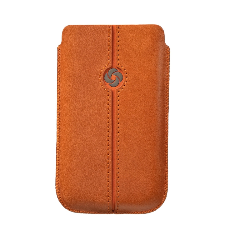 SAMSONITE Mobile Bag Dezir Leather XL Orange in de groep SMARTPHONE & TABLETS / Mobielbescherming / Universele bescherming / Wallet Case bij TP E-commerce Nordic AB (C03874)