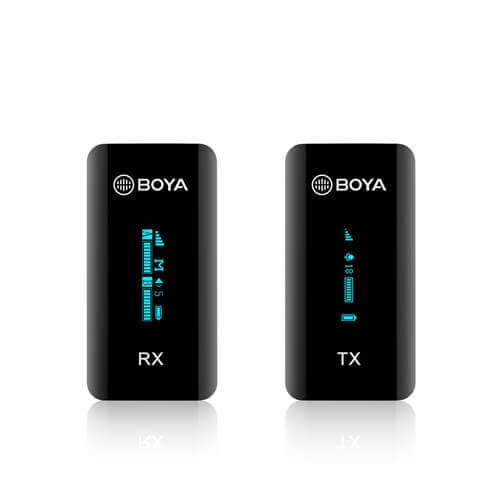 BOYA Wireless Microphone x1 BY-XM6-S1 3.5mm TRS/TRRS 2.4GHz in de groep HOME ELECTRONICS / Audio & Beeld / Handmicrofoons bij TP E-commerce Nordic AB (C03894)