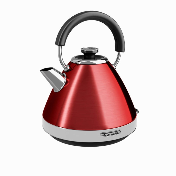 MORPHY RICHARDS Kettle Venture Pyramid Red in de groep HUISHOUDEN & TUIN / Huishoudelijke apparaten / Water & Sap / Waterkokers bij TP E-commerce Nordic AB (C03897)