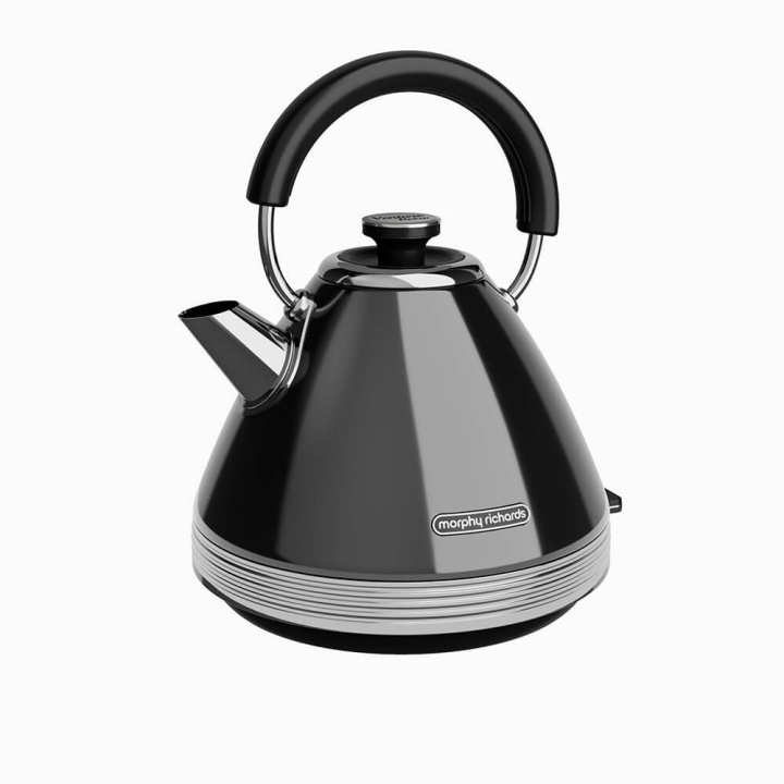 MORPHY RICHARDS Kettle Venture Retro Black in de groep HUISHOUDEN & TUIN / Huishoudelijke apparaten / Water & Sap / Waterkokers bij TP E-commerce Nordic AB (C03903)