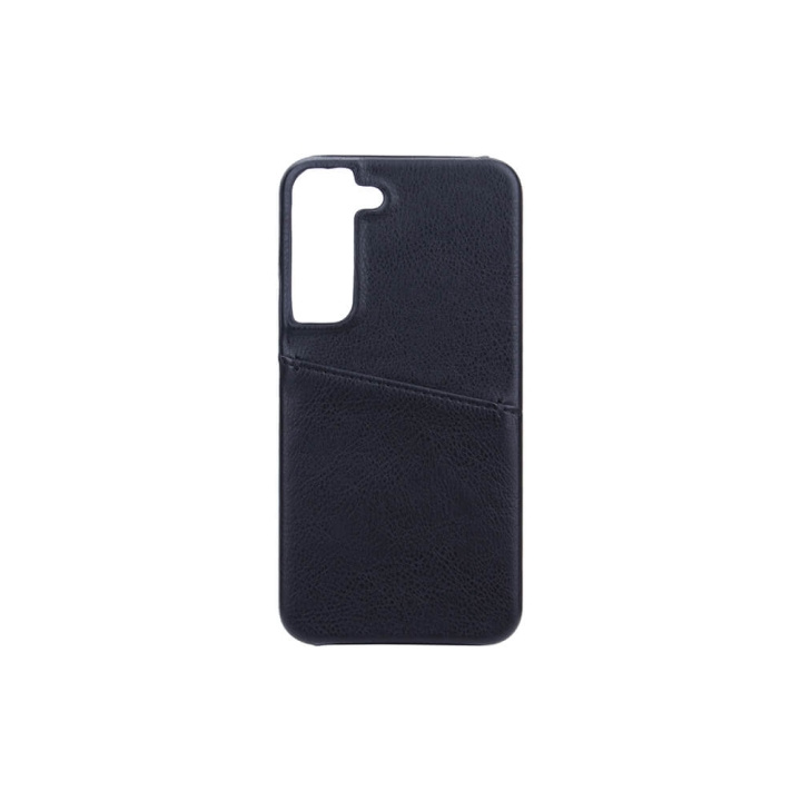 ONSALA Mobilecover Black with Cardpocket Samsung S22 in de groep SMARTPHONE & TABLETS / Mobielbescherming / Samsung bij TP E-commerce Nordic AB (C03977)