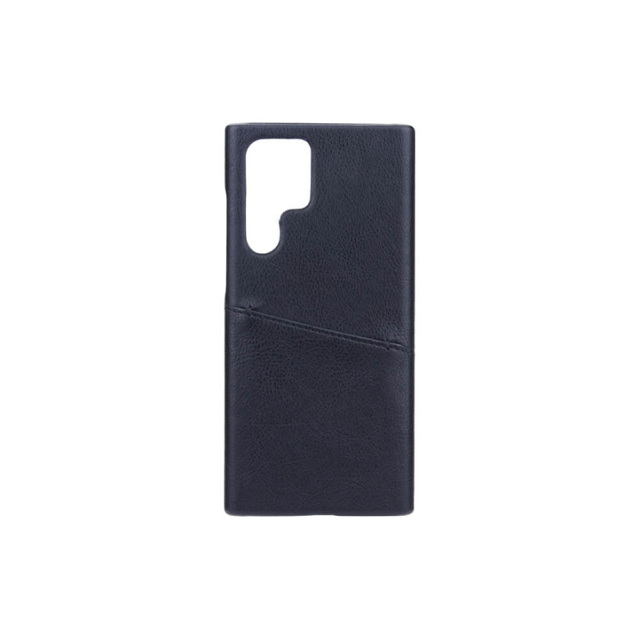 ONSALA Mobilecover Black with Cardpocket Samsung S22 Ultra in de groep SMARTPHONE & TABLETS / Mobielbescherming / Samsung bij TP E-commerce Nordic AB (C03981)