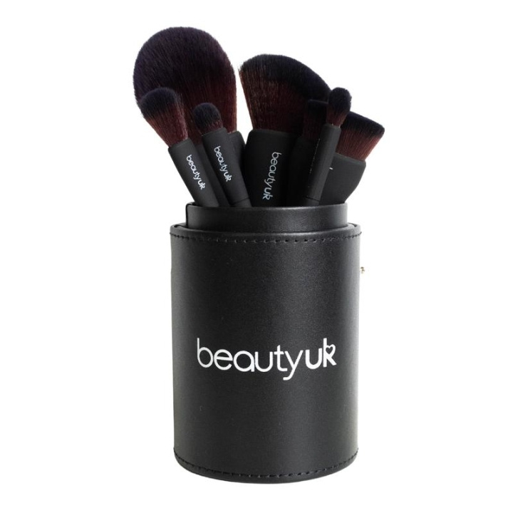 Beauty UK Brush Set And Holder in de groep BEAUTY & HEALTH / Makeup / Tools & Make-up set / Borstels & kwastjes bij TP E-commerce Nordic AB (C04161)