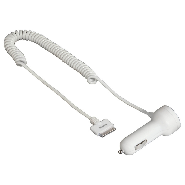 HAMA Car Charging Cable for Apple iPhone 3G/3G S/4/4S and iPod MFI in de groep SMARTPHONE & TABLETS / Opladers & Kabels / Autoladers / Autoladers 30 pin bij TP E-commerce Nordic AB (C04187)