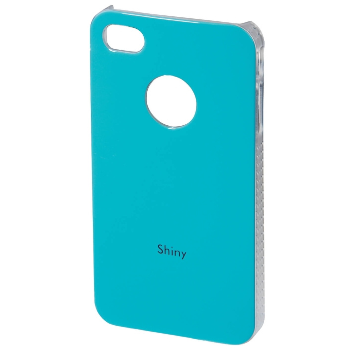 Shiny Mobile Phone Cover for Apple iPhone 4/4S, light turqu in de groep SMARTPHONE & TABLETS / Mobielbescherming / Apple / Oudere Apple-modellen bij TP E-commerce Nordic AB (C04188)