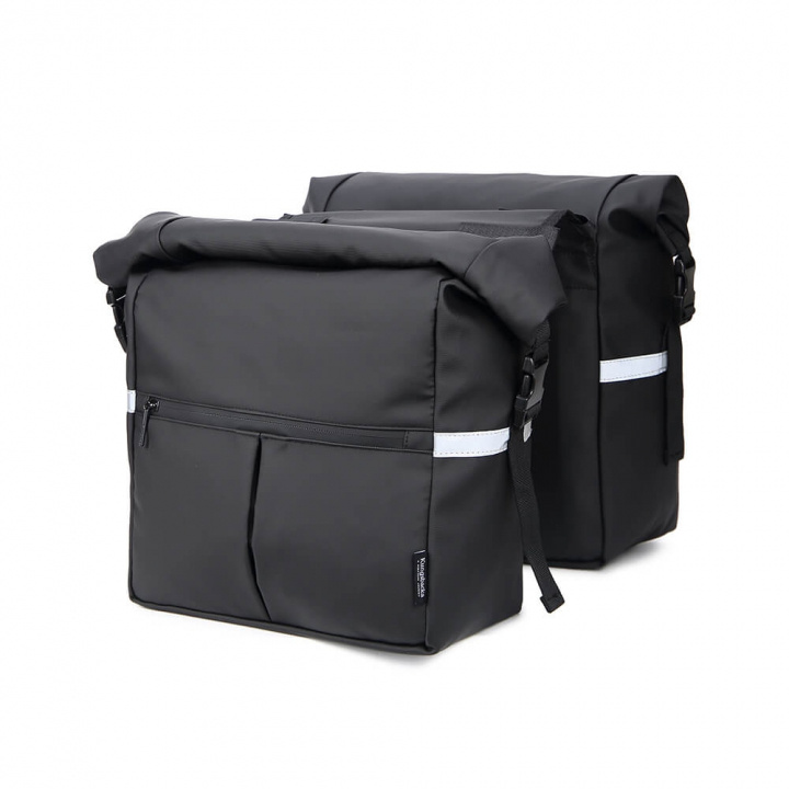 KUNGSBACKA Bikebag Gorm Double Carrier Black in de groep SPORT, VRIJE TIJD & HOBBY / Sportuitrusting / Fietsaccessoires / Overige fietsaccessoires bij TP E-commerce Nordic AB (C04383)