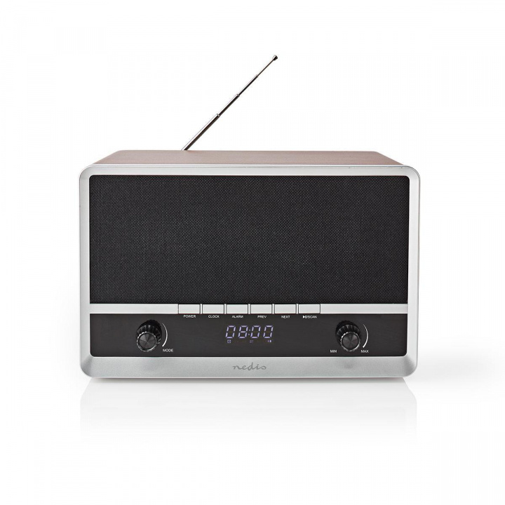 Nedis FM-Radio | Tafelmodel | AM / FM | Batterij Gevoed / USB Gevoed | Digitaal | 12 W | Scherm grootte: 1.6 