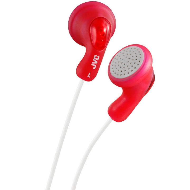 JVC Headphone F14 Gumy In-Ear Red in de groep HOME ELECTRONICS / Audio & Beeld / Koptelefoon & Accessoires / Koptelefoon bij TP E-commerce Nordic AB (C04412)