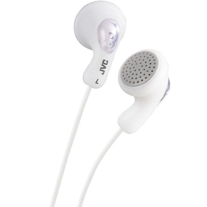 JVC Headphone F14 Gumy In-Ear White in de groep HOME ELECTRONICS / Audio & Beeld / Koptelefoon & Accessoires / Koptelefoon bij TP E-commerce Nordic AB (C04414)