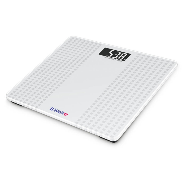 B.WELL Bathroom Scale PRO-166 in de groep BEAUTY & HEALTH / Gezondheidszorg / Badkamerweegschaal bij TP E-commerce Nordic AB (C04454)