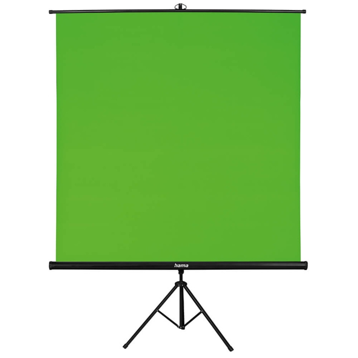 HAMA Background Green Screen with Tripod 180x180 cm in de groep HOME ELECTRONICS / Foto & Video / Fotoapparatuur / Overige bij TP E-commerce Nordic AB (C04461)