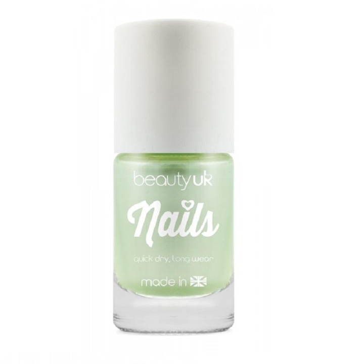 Beauty UK Candy Pearl Nail Polish - Green in de groep BEAUTY & HEALTH / Manicure/pedicure / Nagellak bij TP E-commerce Nordic AB (C04516)