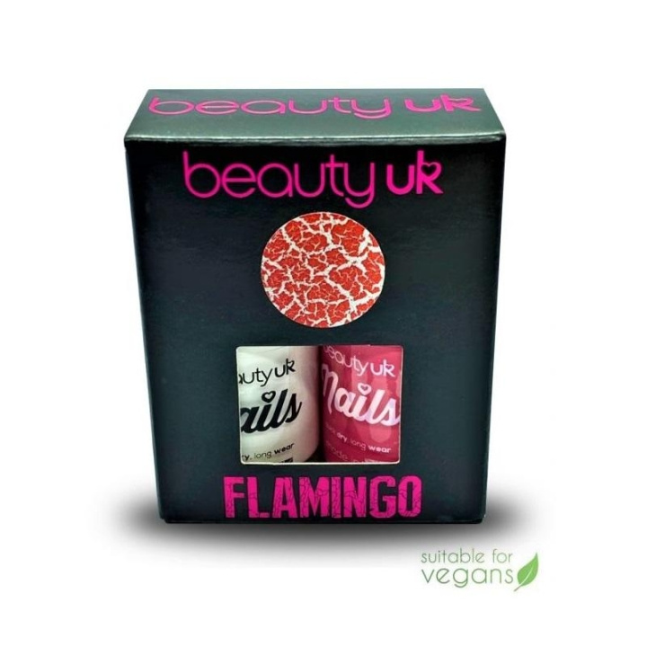 Beauty UK Nails Wild Things - Flamingo 2x11ml in de groep BEAUTY & HEALTH / Manicure/pedicure / Nagellak bij TP E-commerce Nordic AB (C04522)